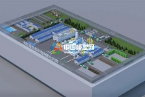 有机固态废弃物资源化利用沙盘模型
