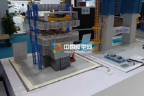装配式造楼机沙盘模型