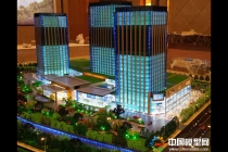 上海富悦广场建筑模型,  杭州明珠一号展示模型,  城市广场沙盘模型