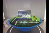 光储充检智能超充站沙盘模型