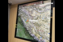 中印边境西中段交通地形沙盘模型