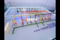 地下消防泵房沙盘模型