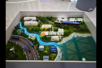户外应急救灾帐篷沙盘模型