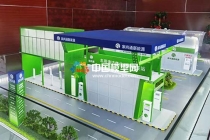 新能源加注站沙盘模型