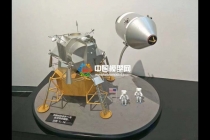 阿波罗11号宇宙飞船登月场景沙盘模型