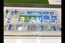 中央厨房功能布局沙盘模型