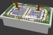 工业沙盘模型不同于房地产沙盘模型设计属性