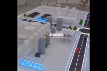 氢气纯化工业副产制氢提纯沙盘模型