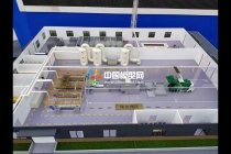 垃圾降解处理沙盘模型