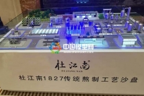 膏方熬膏技艺沙盘模型