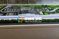 杭温高铁楠溪江站站房沙盘模型